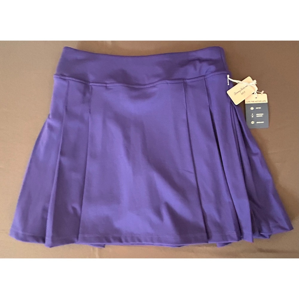 NWT Tommy Bahama Golf Womens Purple Pleated Skirt with Built-In Shorts Size XS - Picture 1 of 5